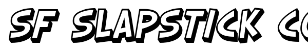 SF Slapstick Comic font preview